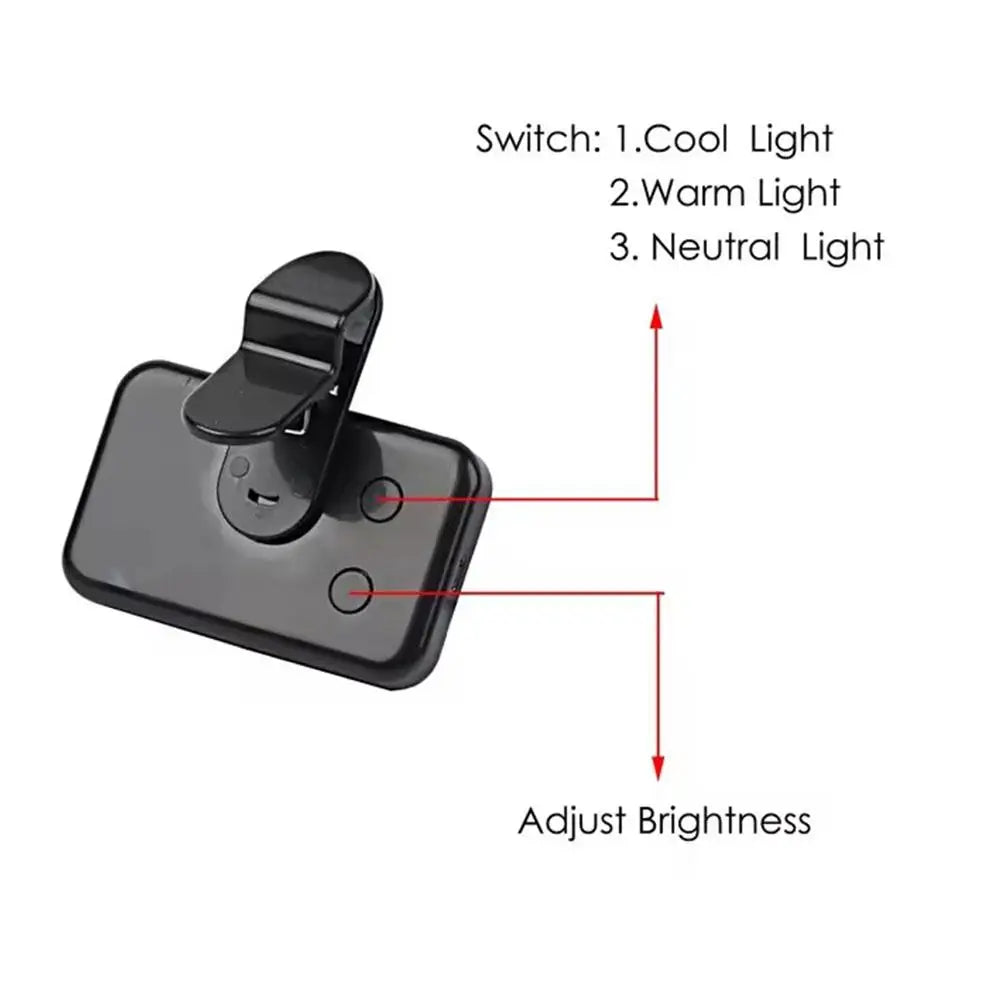 Pocket LED Selfie Light โ Clip-On Ringlight for Phone, iPad & Laptop