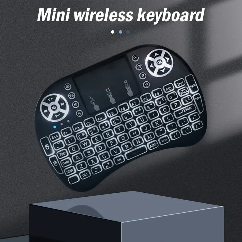 Wireless Mini Keyboard Flight Mouse β Touchpad + Dual Mode