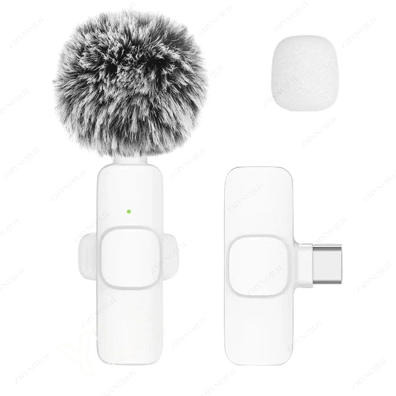 Wireless Lavalier Microphone K15 β Plug & Play for iOS/Android