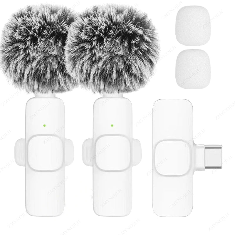 Wireless Lavalier Microphone K15 β Plug & Play for iOS/Android