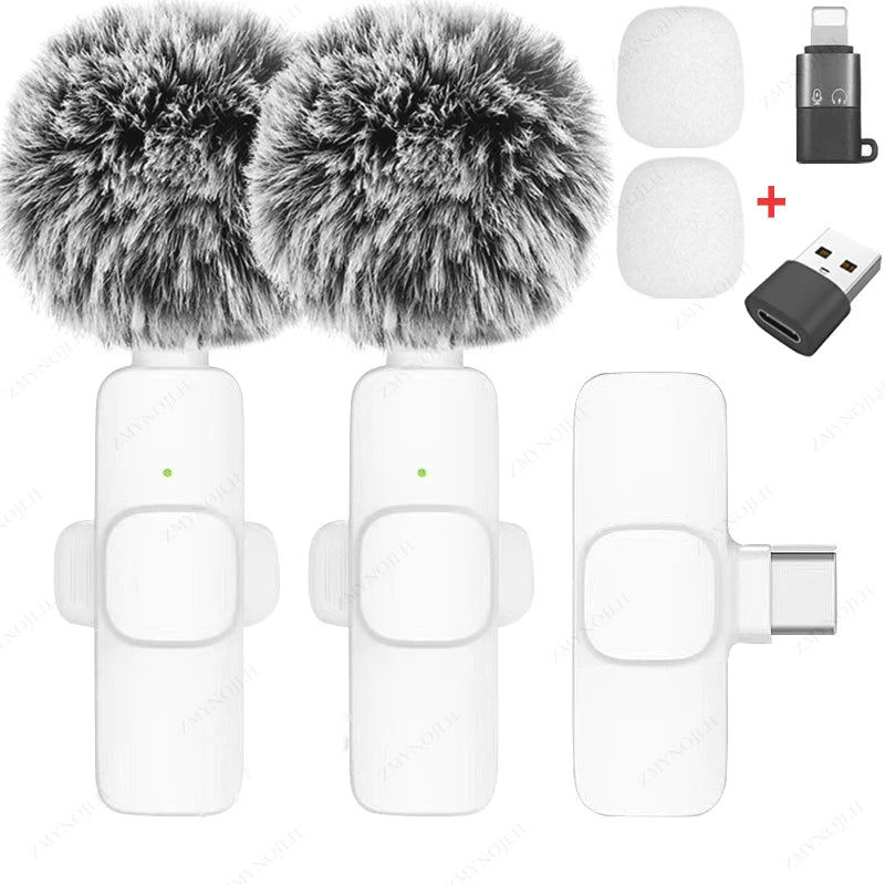 Wireless Lavalier Microphone K15 β Plug & Play for iOS/Android
