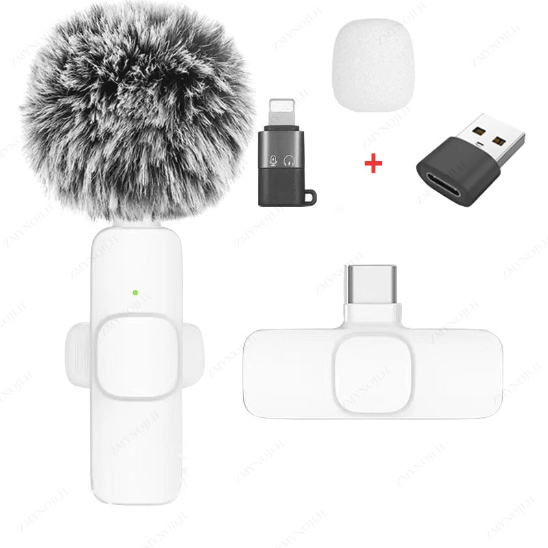 Wireless Lavalier Microphone K15 β Plug & Play for iOS/Android
