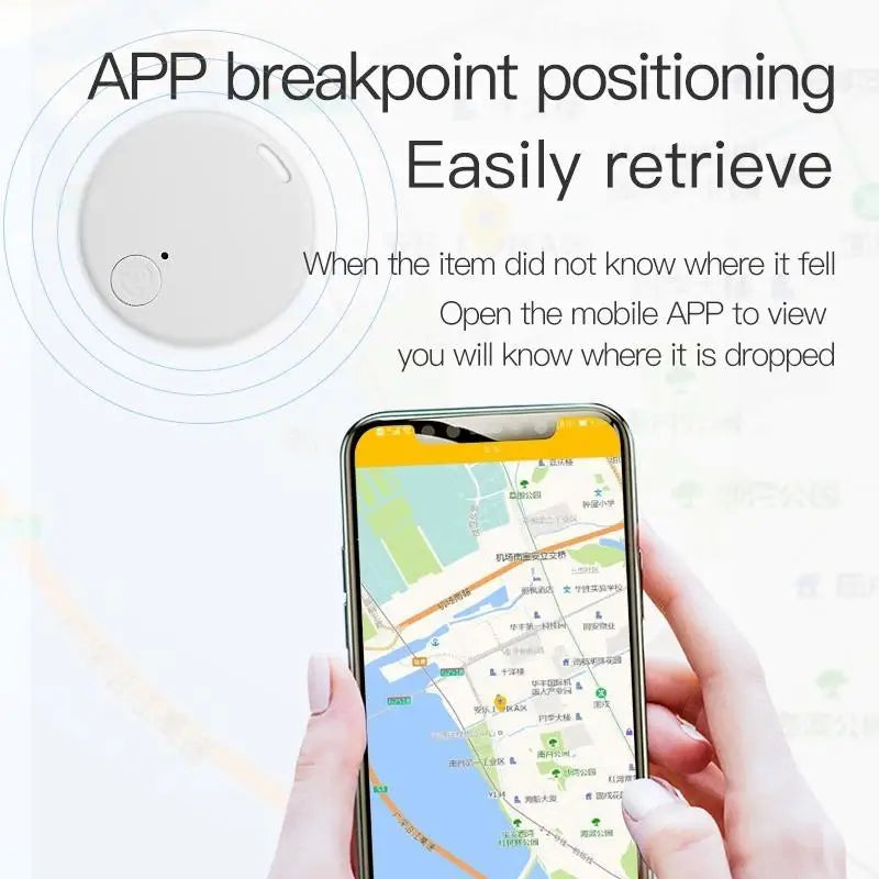 Smart Anti-Lost Tracker – Bluetooth GPS Tag for Keys, Pets & Bags