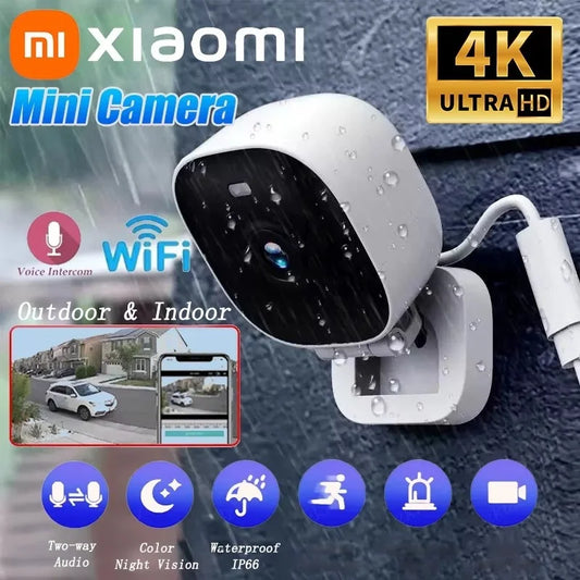 Xiaomi 4K Mini Security Camera – Night Vision · IP65 Waterproof