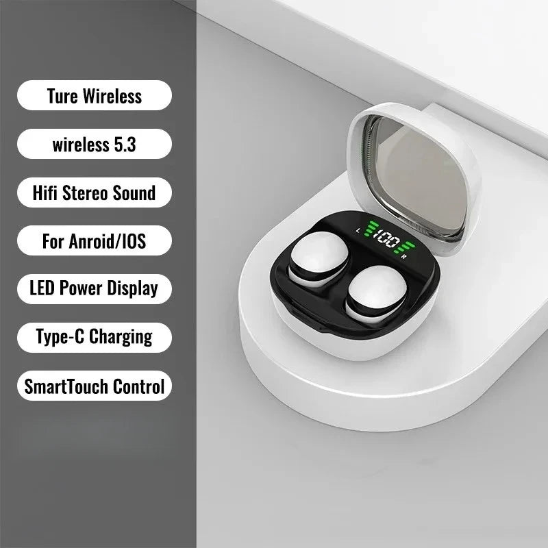 SK19 Mini 5.3 Headset – HiFi Audio · Bluetooth 5.3 · Invisible Fit