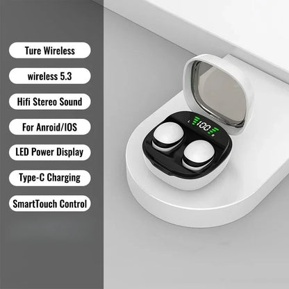 SK19 Mini 5.3 Headset – HiFi Audio · Bluetooth 5.3 · Invisible Fit