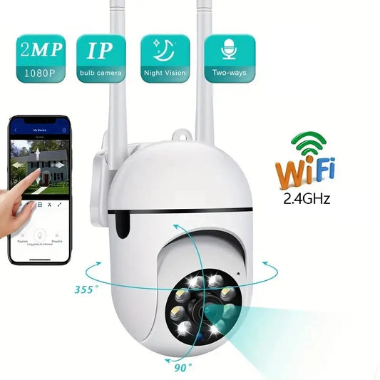 3MP WiFi Camera – PTZ Security Cam with Color Night Vision
