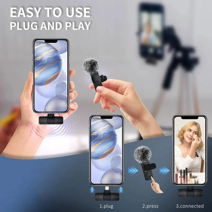 Wireless Lavalier Microphone – For iPhone, Android & Live Audio