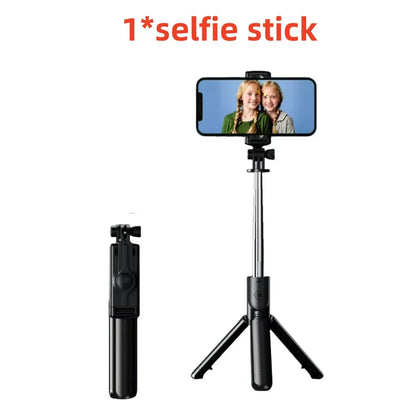 BSLIUFANG 2025 Tripod – Selfie Stick + Bluetooth Remote Stand