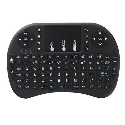 Wireless Mini Keyboard Flight Mouse – Touchpad + Dual Mode