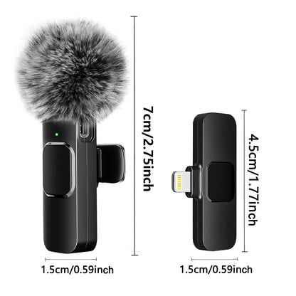 Wireless Lavalier Microphone – For iPhone, Android & Live Audio