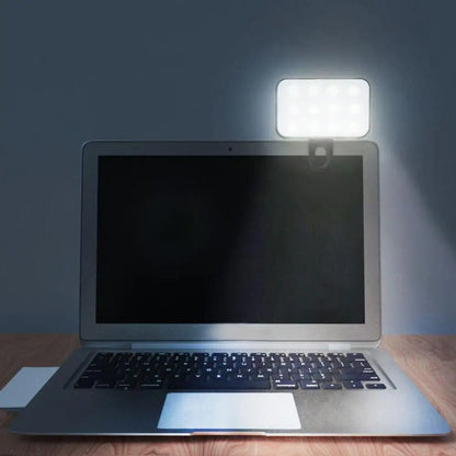 Pocket LED Selfie Light – Clip-On Ringlight for Phone, iPad & Laptop