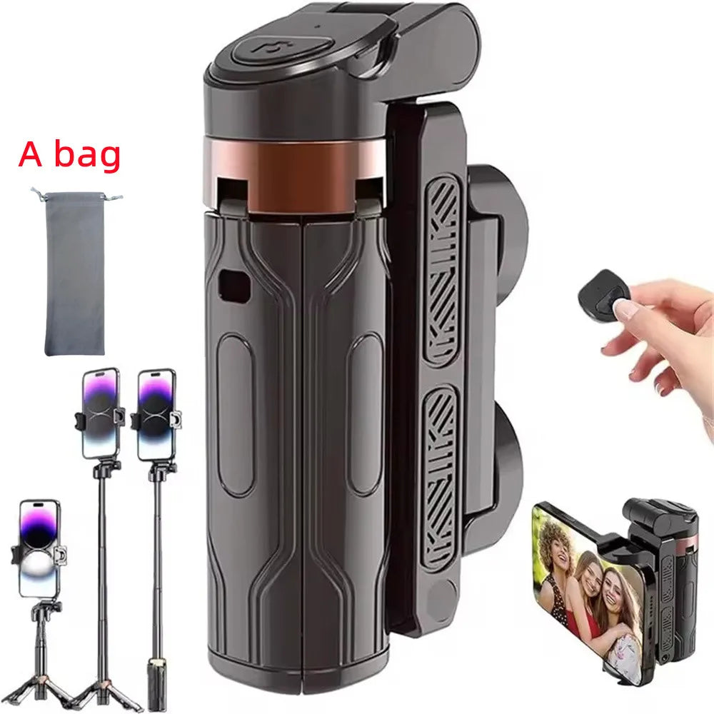 FGCLSY Bluetooth Selfie Stick – 360° Rotating Tripod & Stabilizer for Smartphones