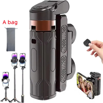 FGCLSY Bluetooth Selfie Stick – 360° Rotating Tripod & Stabilizer for Smartphones