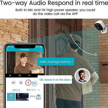 Xiaomi 4K Mini Security Camera – Night Vision · IP65 Waterproof