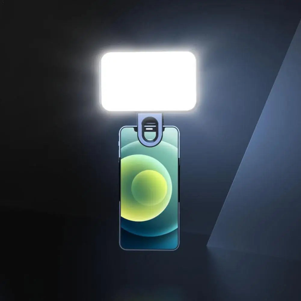 Pocket LED Selfie Light – Clip-On Ringlight for Phone, iPad & Laptop