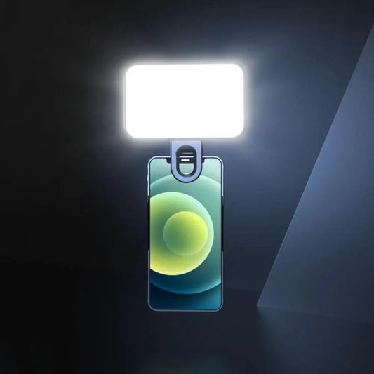 Pocket LED Selfie Light – Clip-On Ringlight for Phone, iPad & Laptop