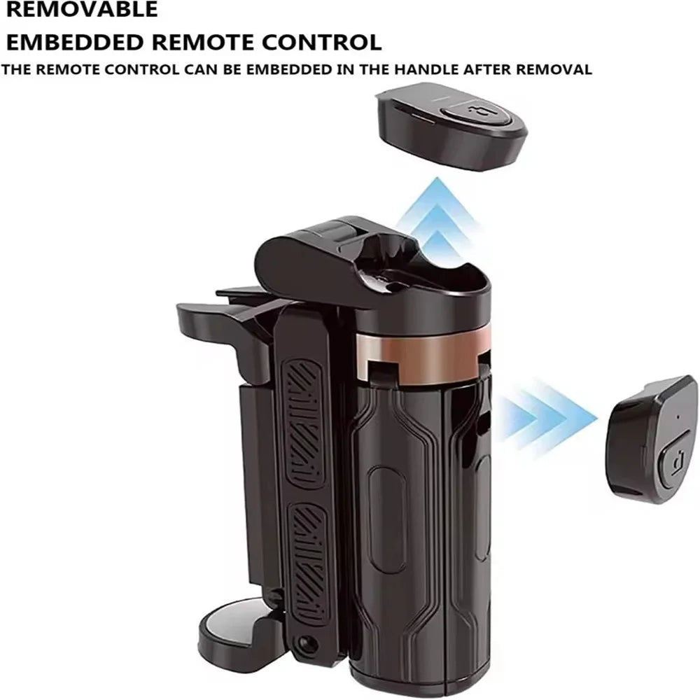 FGCLSY Bluetooth Selfie Stick – 360° Rotating Tripod & Stabilizer for Smartphones