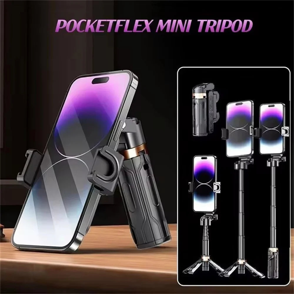 FGCLSY Bluetooth Selfie Stick – 360° Rotating Tripod & Stabilizer for Smartphones