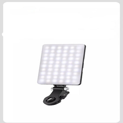 Maerknon LED Fill Light – 3 Modes, Rechargeable Clip-On for Phone & Laptop